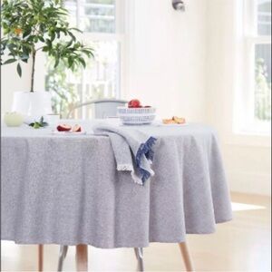 Elegant Gray Tablecloth